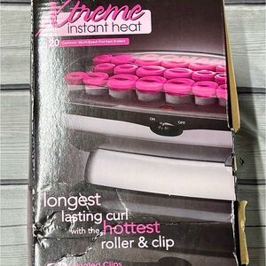 CONAIR HOT CLIPS HOTTEST FAST HEAT 20 Ceramic Flocked Rollers 20 And Clips